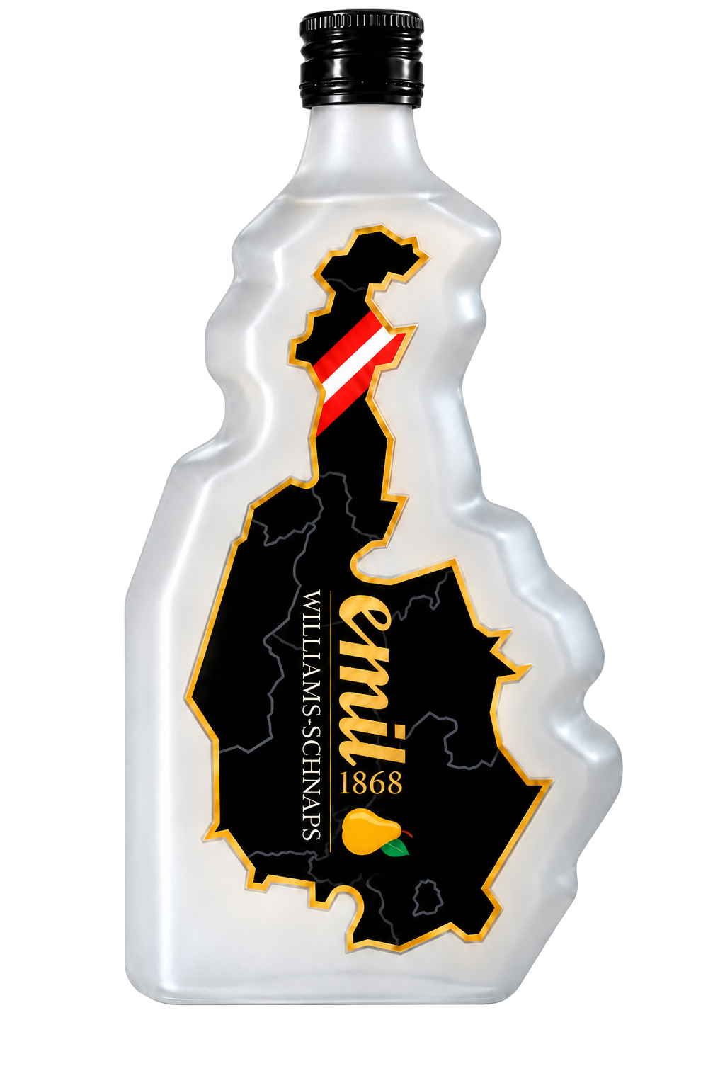 Emil 1868 Williams Birne in der Österreich-Flasche