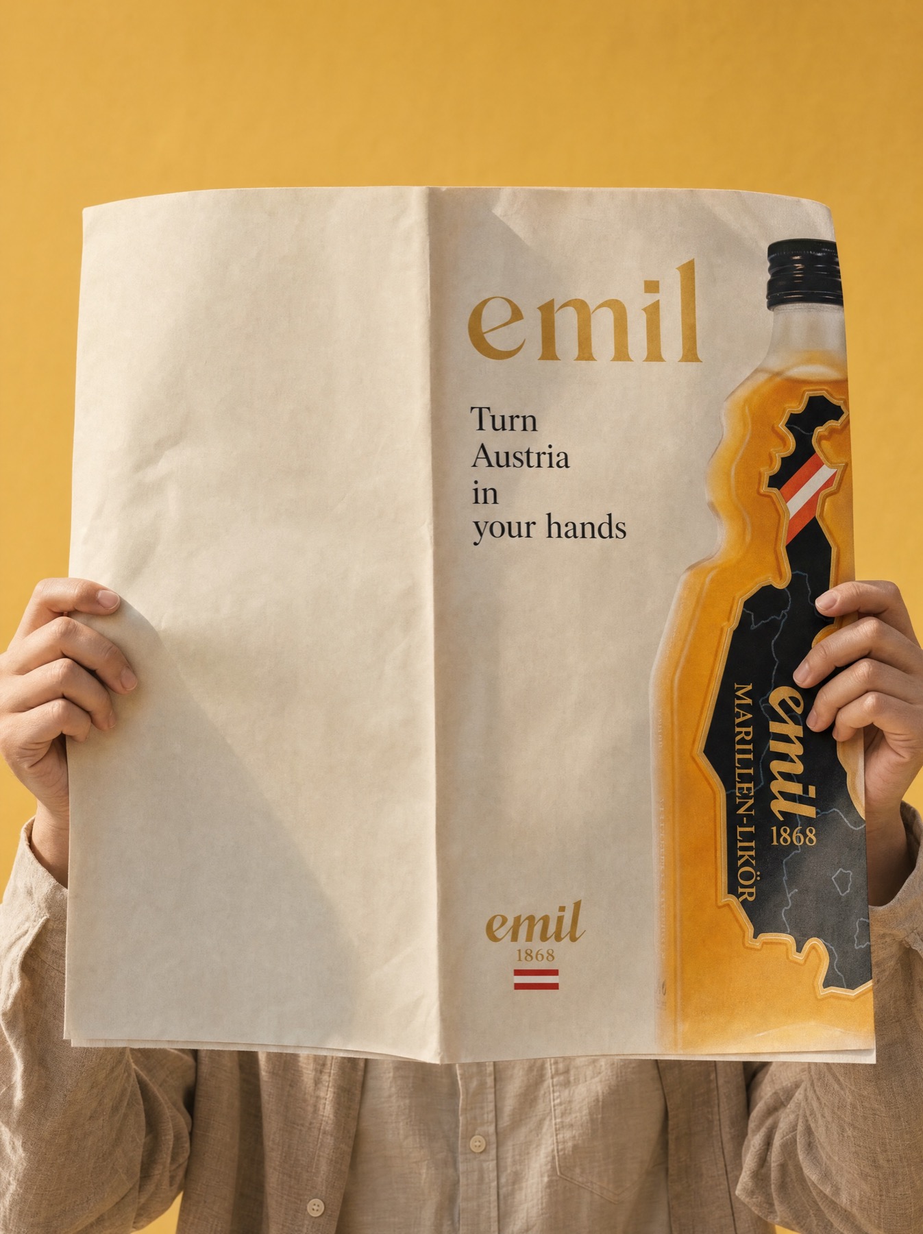 Emil 1868 newspaper campaign